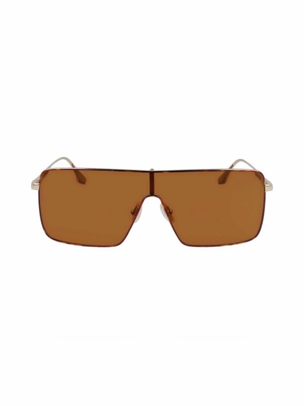VICTORIA BECKHAM VB238S GOLD/CARAMEL SHIELD LENSES - LIKE NEW